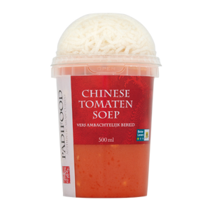 Frische chinesische Tomatensuppe